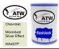 Preview: Chevrolet, Moondust Silver Effect, WA407P: 500ml Lackdose, von ATW Autoteile West.